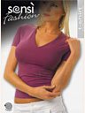 Футболка T-SHIRT SCOLLO V MANICA CORTA - SENSI