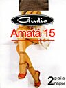 AMATA 15 носки стрейч (2 п.)